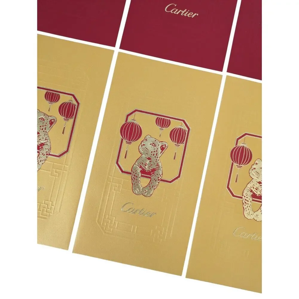 2026 Cartier Red Envelopes Lunar New Year Year of the Horse Chinese 10x Panthere